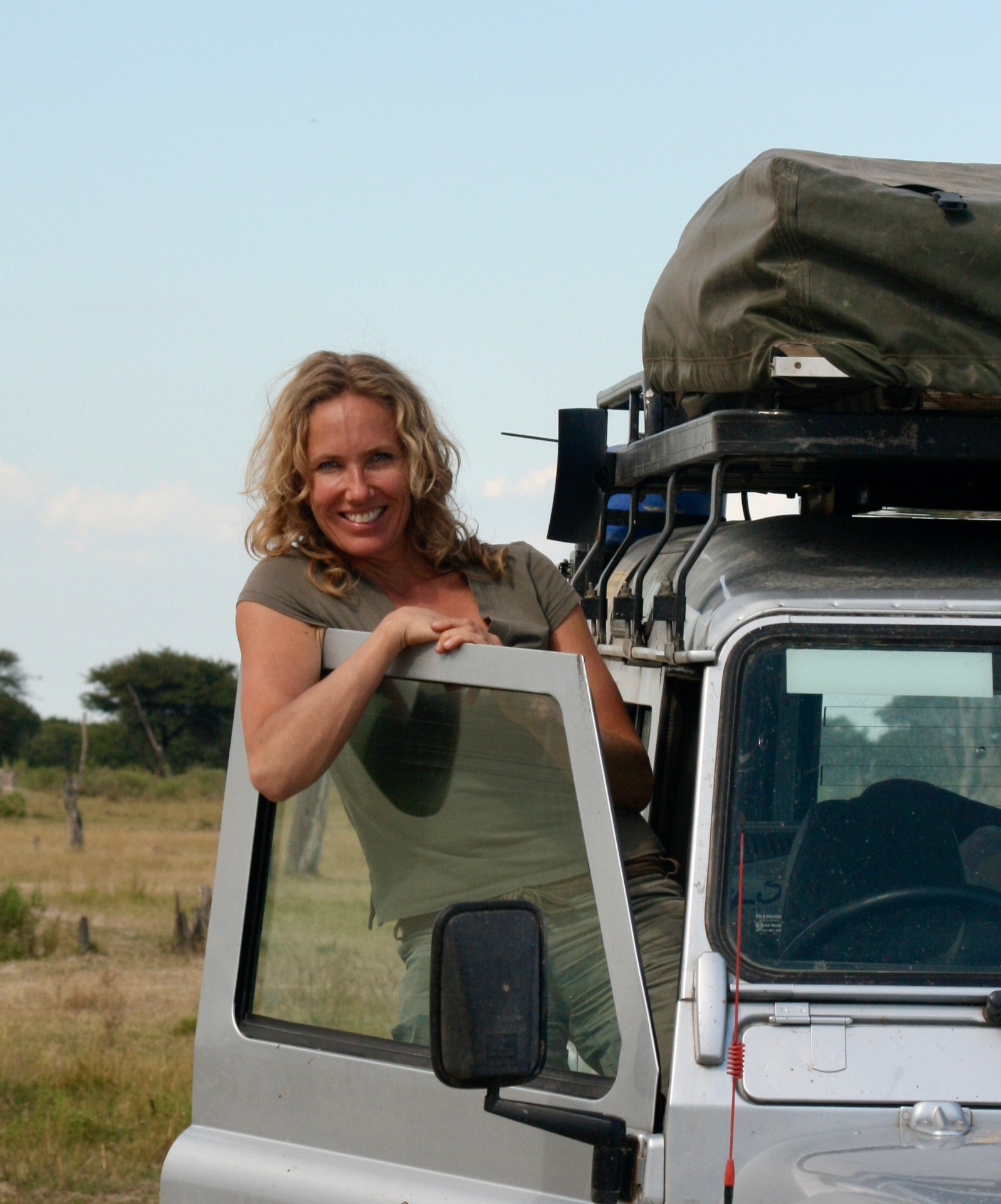 Matty op safari in Botswana